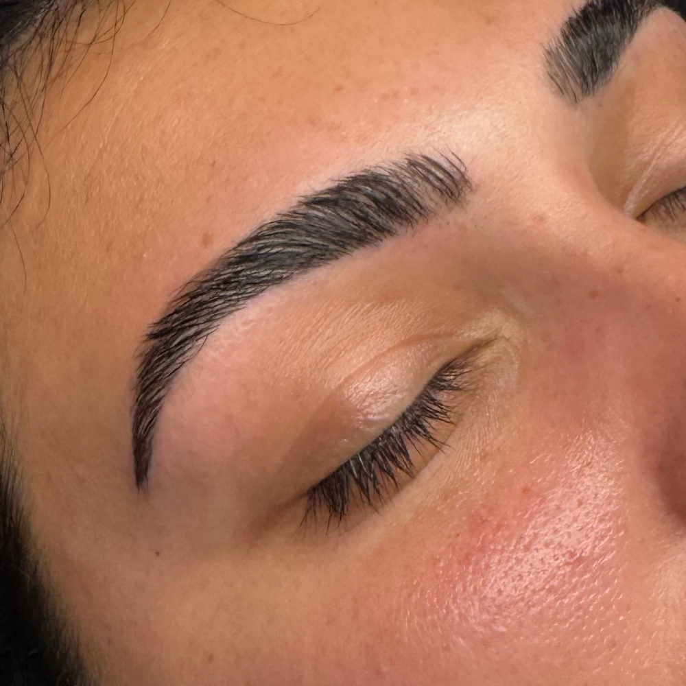 Brow Lamination With Brow Tint