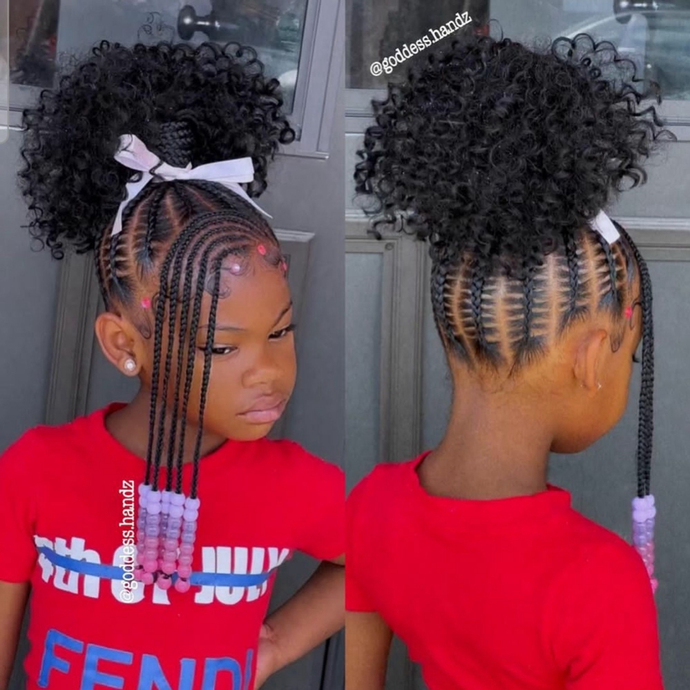 Kids Braided Ponytail