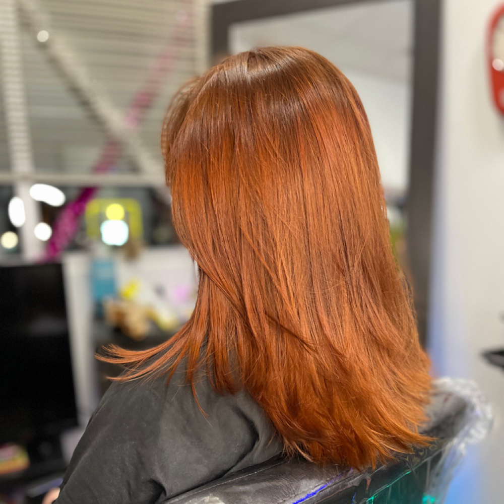 🎨 Single Process Color + K18 Treat at Blades & Beauty LLC in College Park, MD