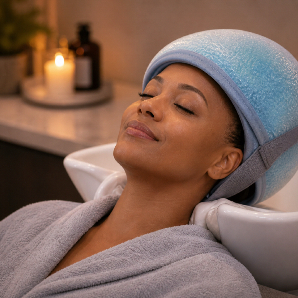 Cool Scalp Therapy at HFS Trichology & HeadSpa Inc. in Stockton, CA