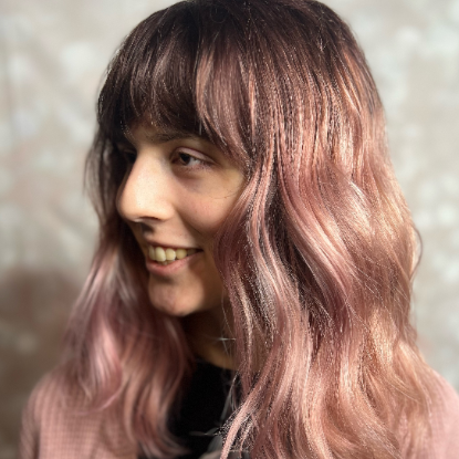 Past Shoulder to Mid Back