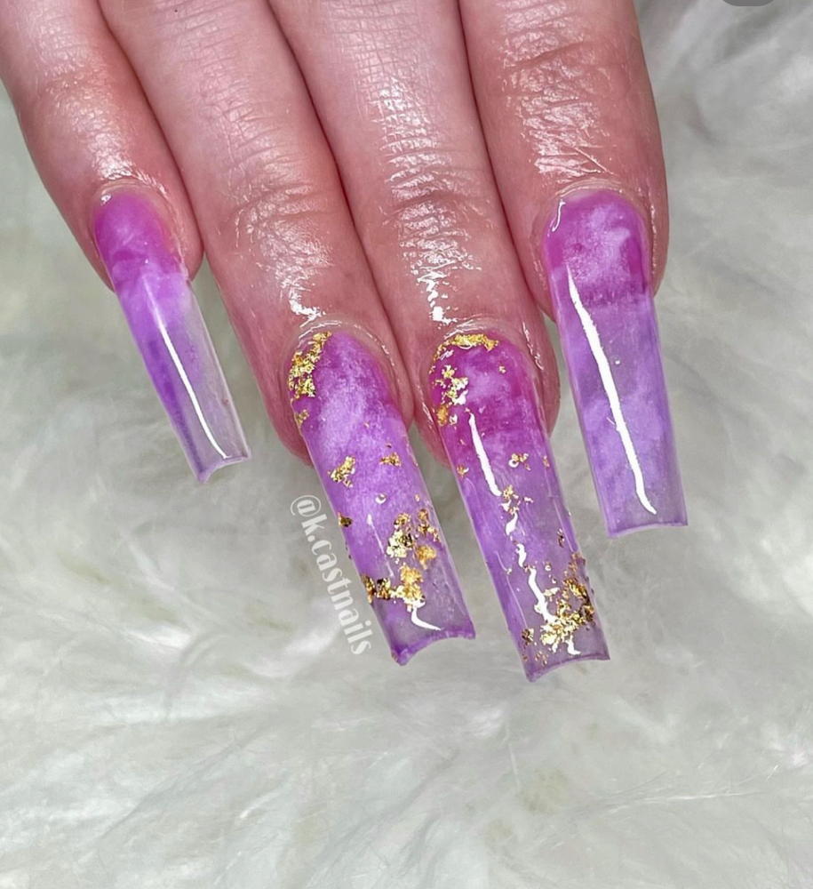 Acrylic Marble Marble Full Set