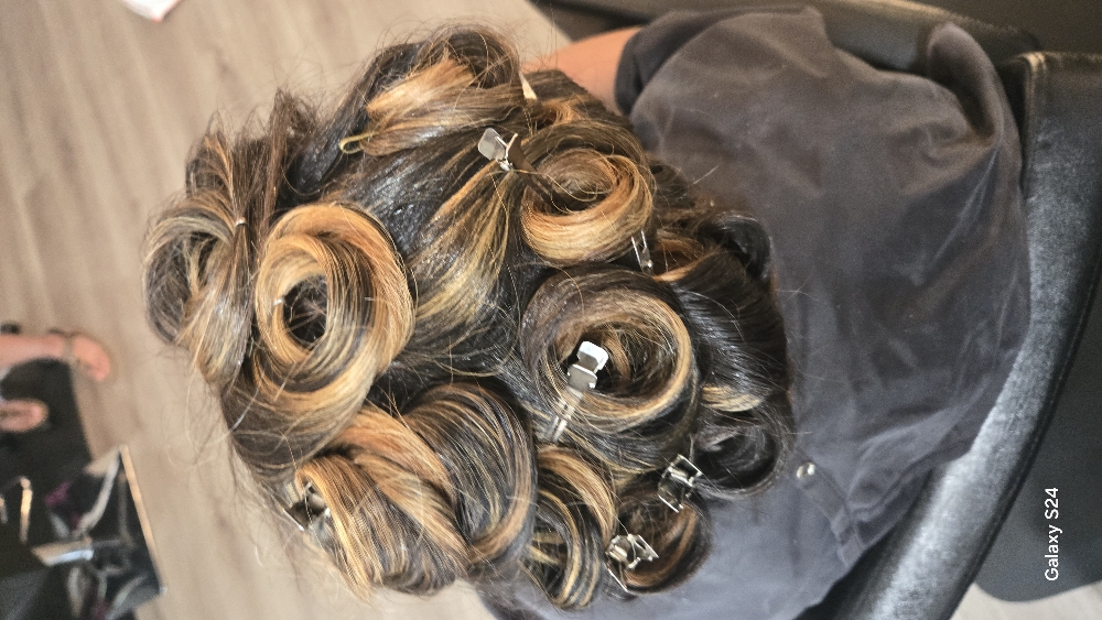 Pin Curls Add On Only