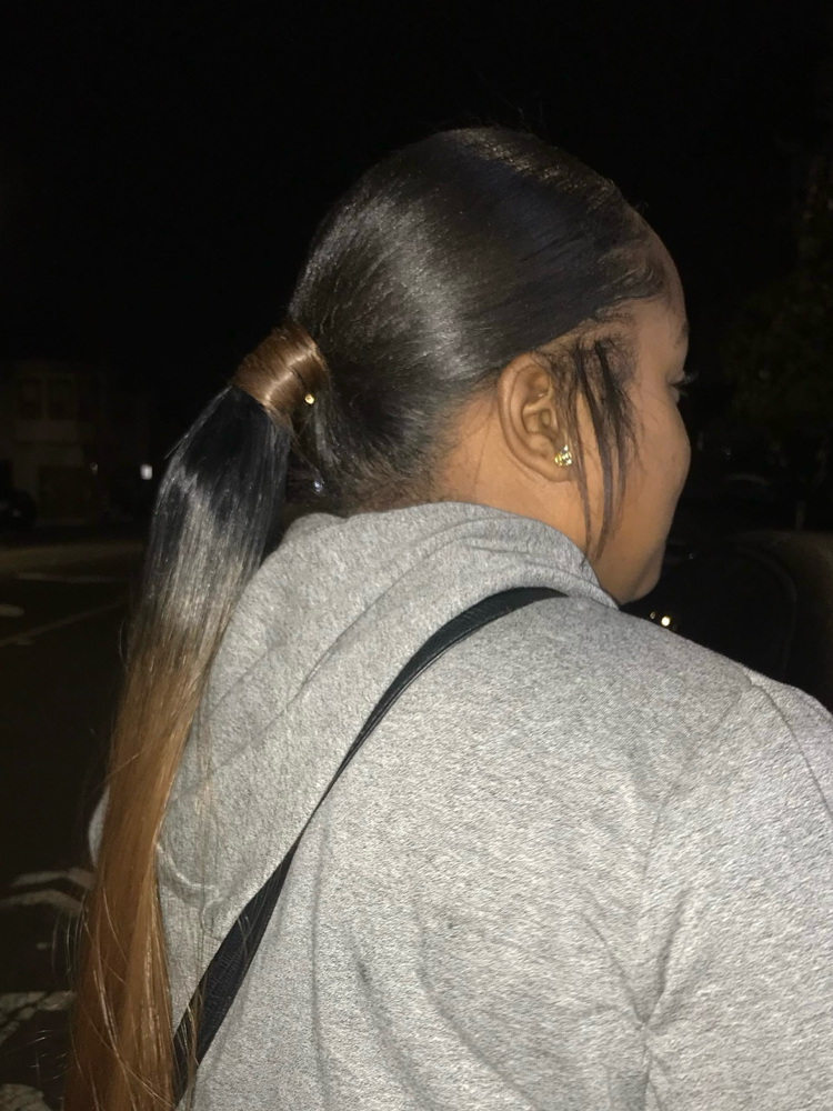 Sleek Ponytails