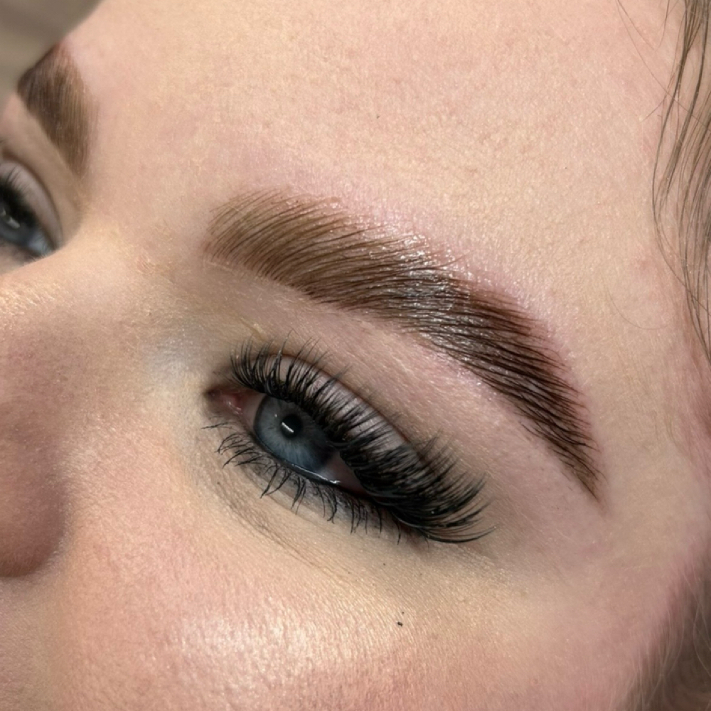 Brow Lamination + Wax & Tint