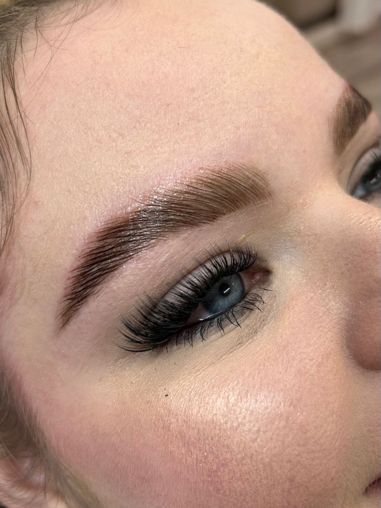 Brow Lamination + Wax & Tint