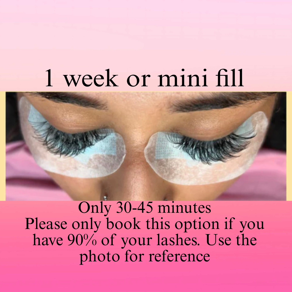 1 Week Mini ReFill at Speak Now Lashes in Kingman, AZ