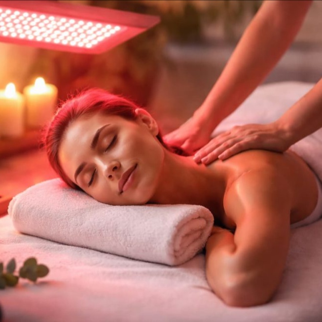 Massage + Sauna Pod Light Therapy at Unique Clinique Aesthetics in Brooklyn, NY