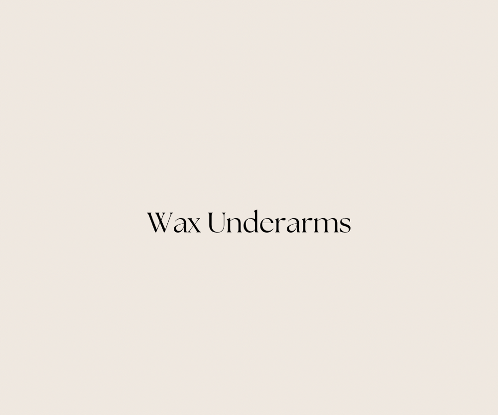 Wax Underarms