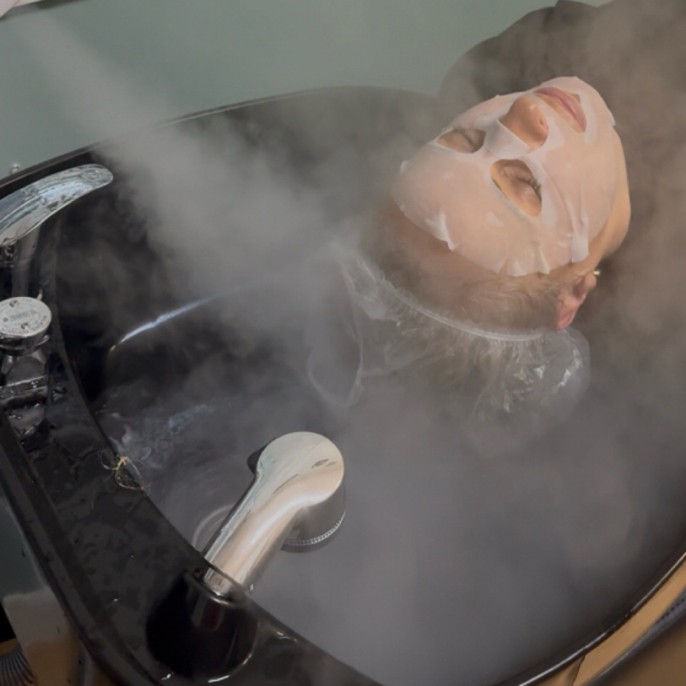 Steam Hydration Treatment at Southern Crown Salon in Everett, WA