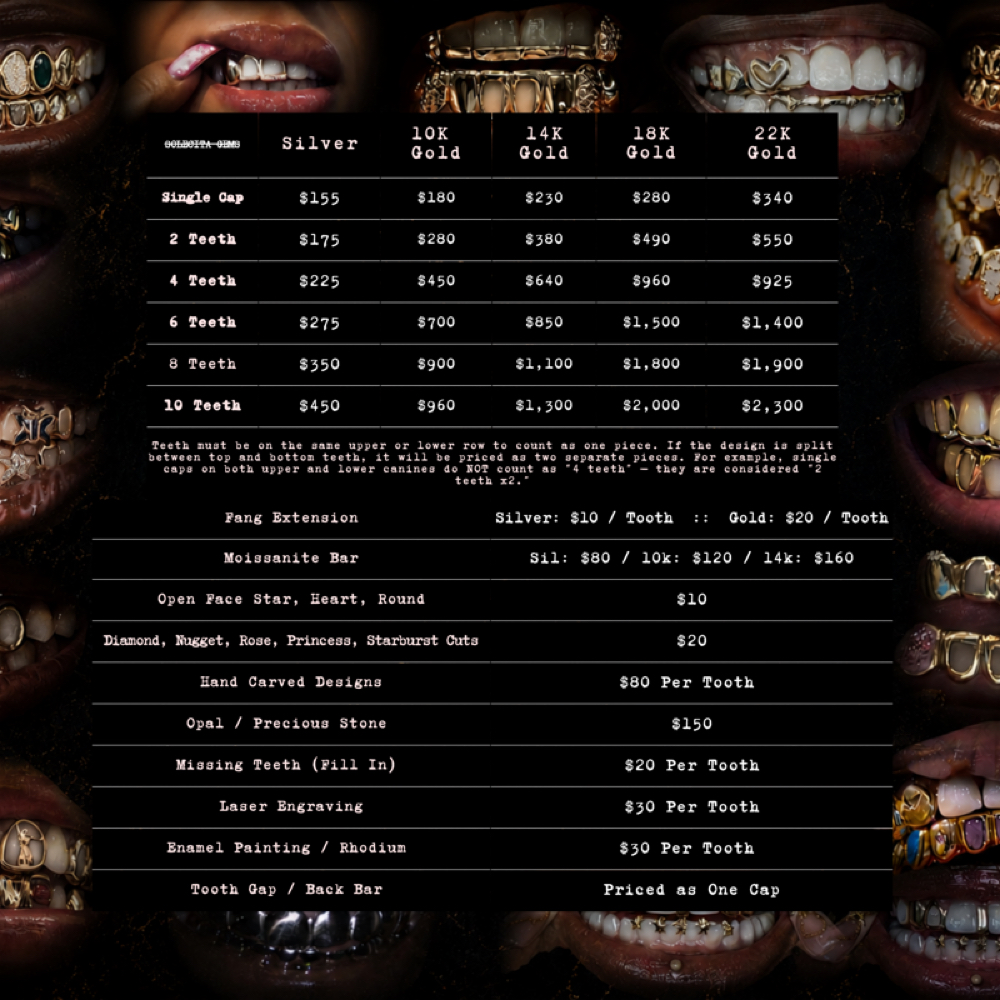 Custom Grillz at Solecita Gems in Los Angeles, CA