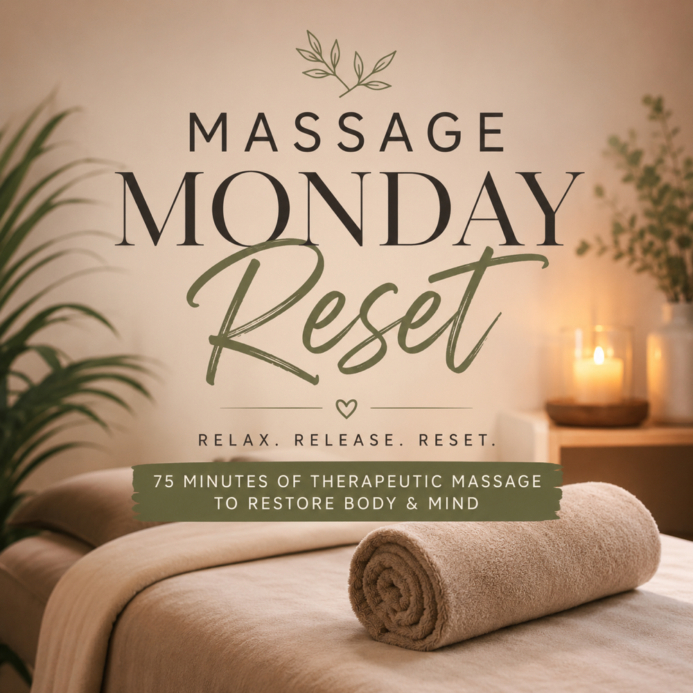 Massage Monday Reset — 75 Min at Mind Body & Skin by Jasmin LLC in Largo, FL