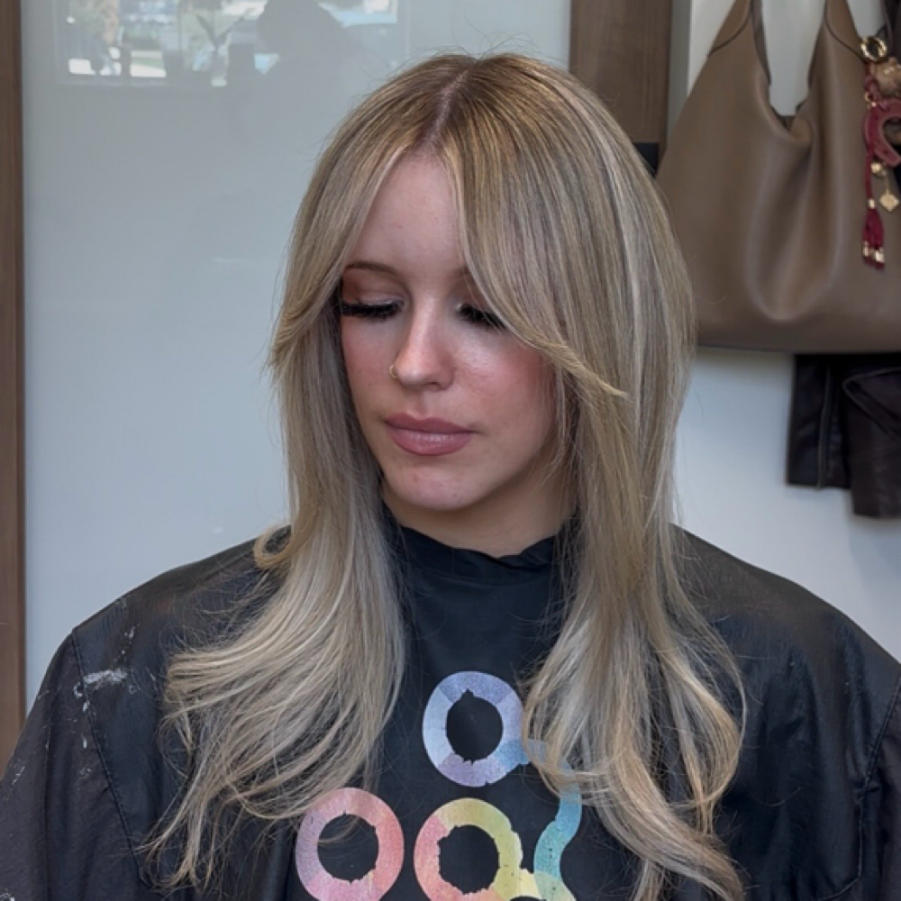 Heavy Impact Foilyage/Blonde at Hermosa Hair Lounge in Mill Creek, WA