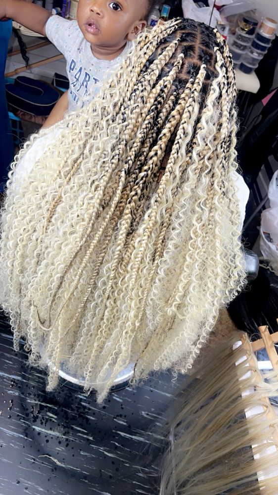 Knotless Bohemian Braids