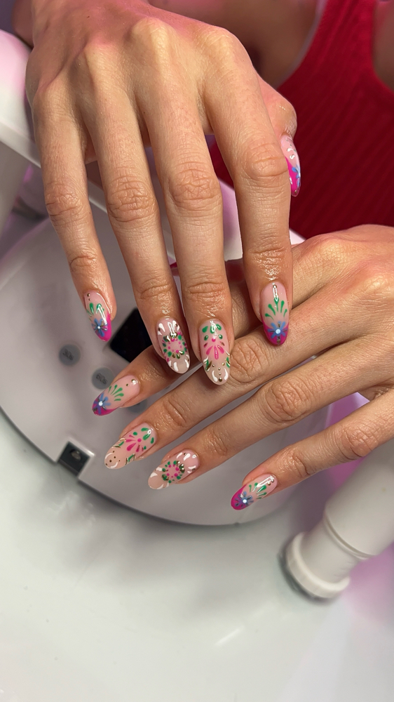 Intricate Nail Art at Nails By Amanda in Thousand Oaks, CA