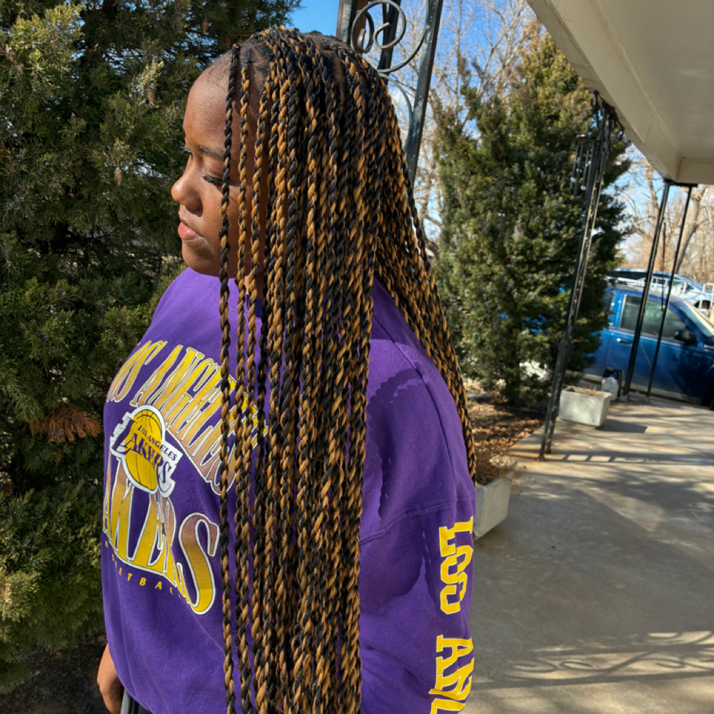 #2 + #27 Mixed at BraidsByJinece in Wichita, KS