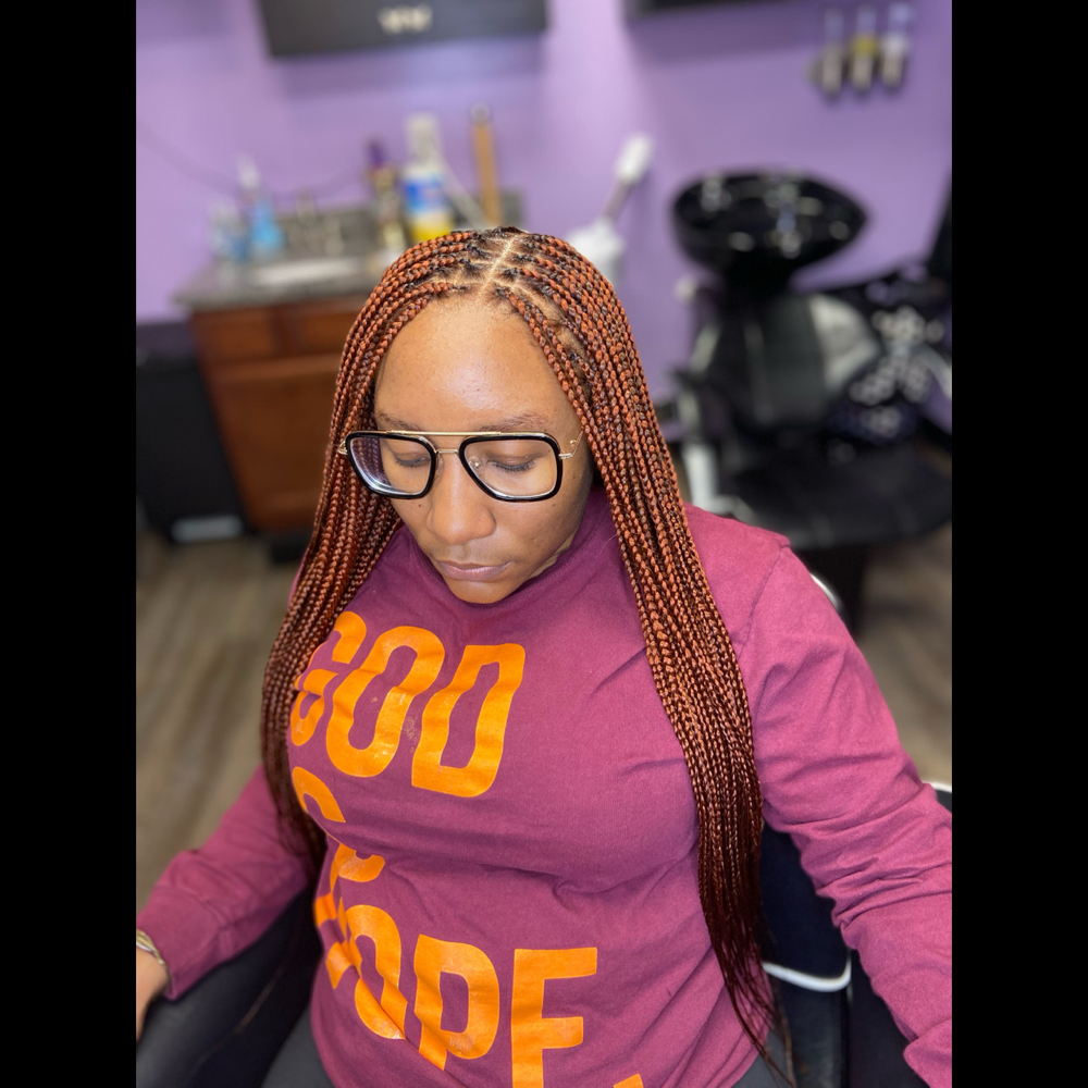 Extra Small Knotless Braids