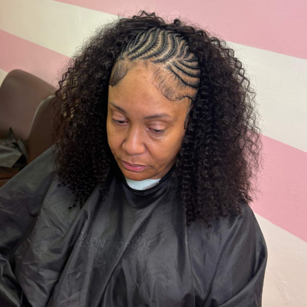 Fulani Quickweave at Crowned Beauty Studios LLC in Detroit, MI