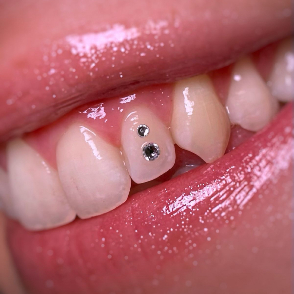 Simple Swarovski Gems at Heavenly Lash & Glow in Beloit, WI