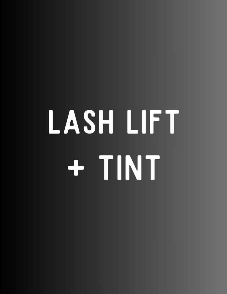 LASH lIFT AND TINT