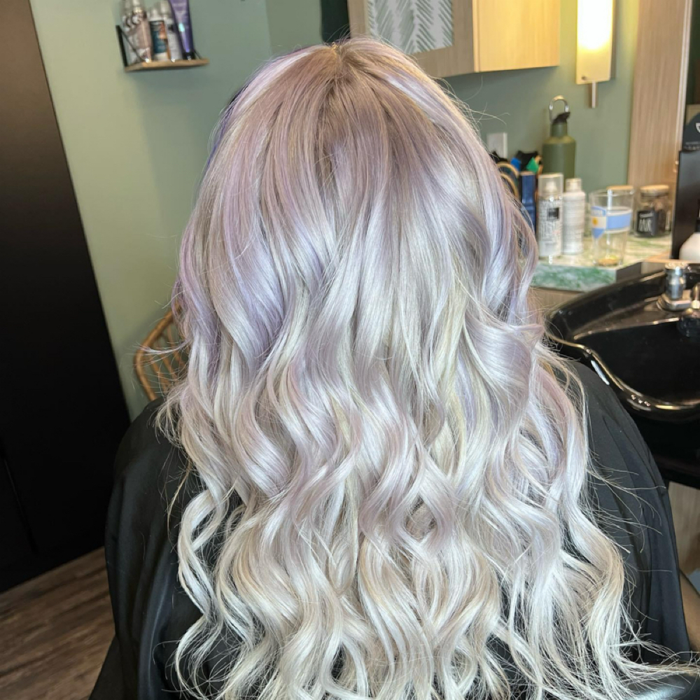 Total Blonde (Roots Only) And Cut at Hair by Charlie Megan in Dayton, OH