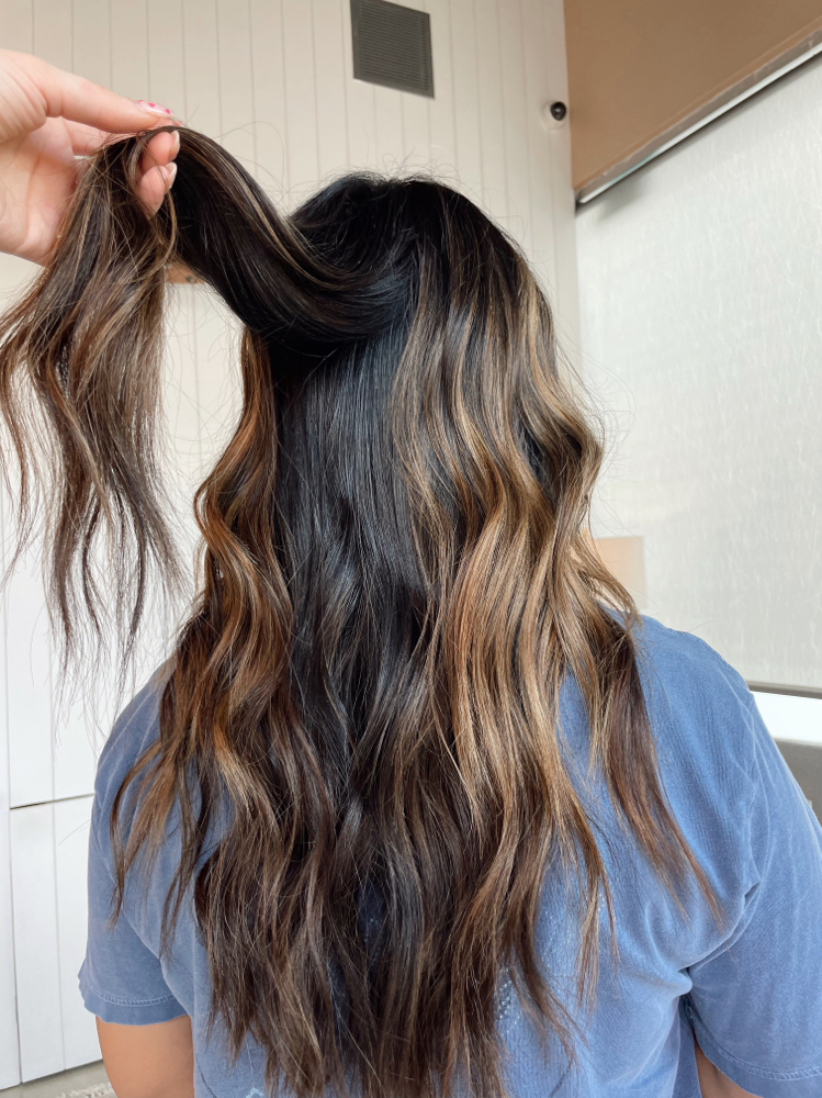 Partial Custom Color & Blow Dry