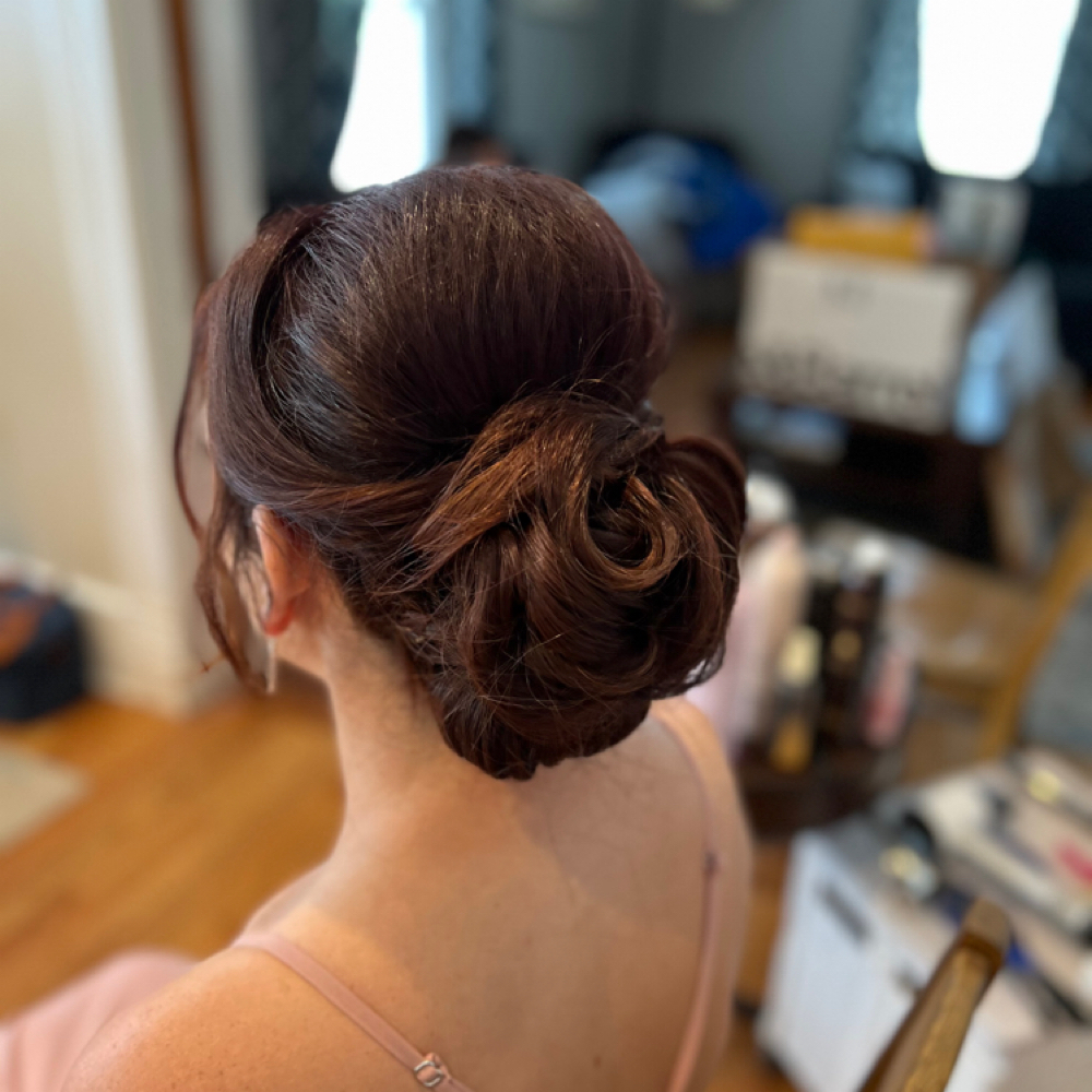 Updo Style at Nancy Haenni Love Beauty in Overland Park, KS