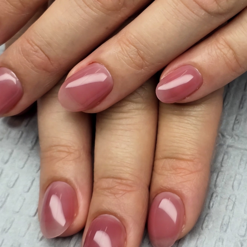 Hard Gel Without Art at Jentle Gels in Apex, NC