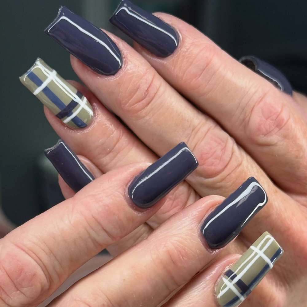 Gel X Fill w/ Simple Nail Art