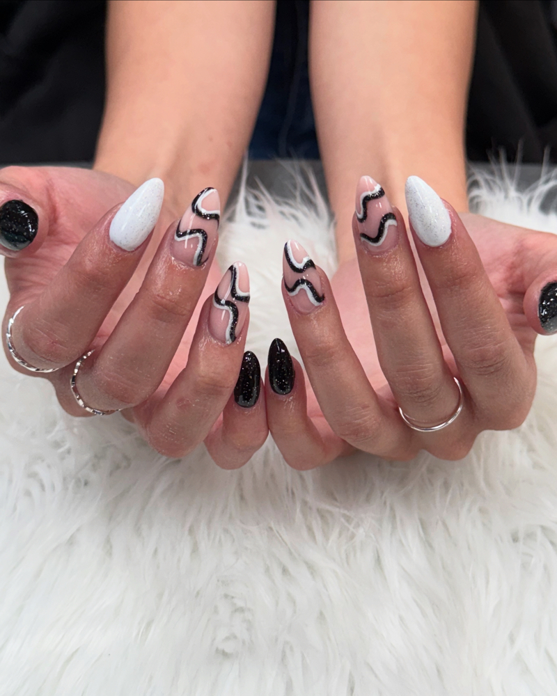 Gel X Fill w/ Simple Nail Art