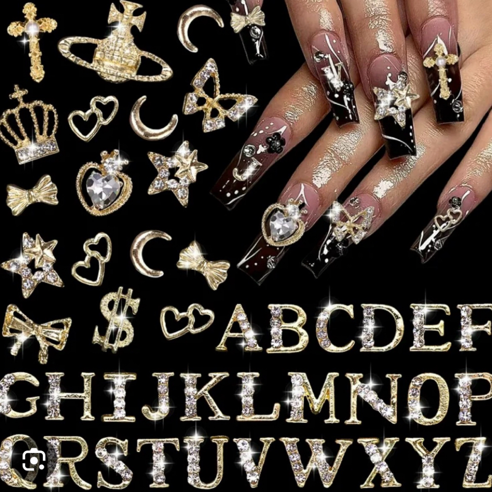 Add Diamonds/Charms (Gel X) at Hudson Beauty Salon in Tampa, FL