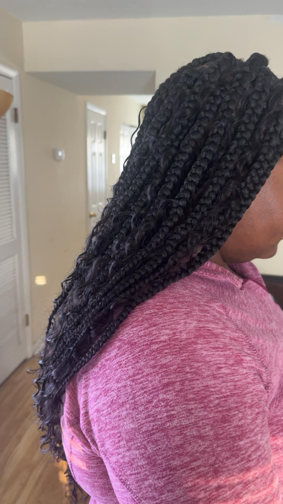 Large Boho Box Braids