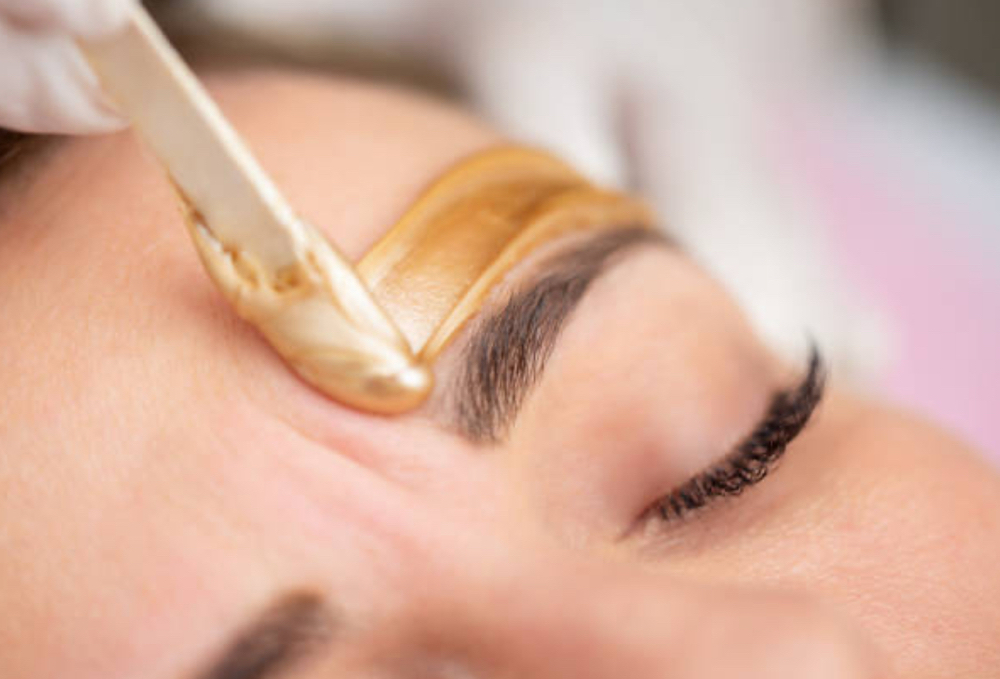 Eyebrow waxing