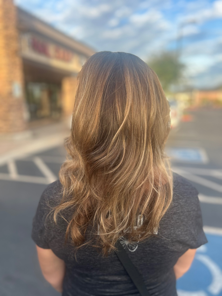 Partial HL, Retouch & Haircut