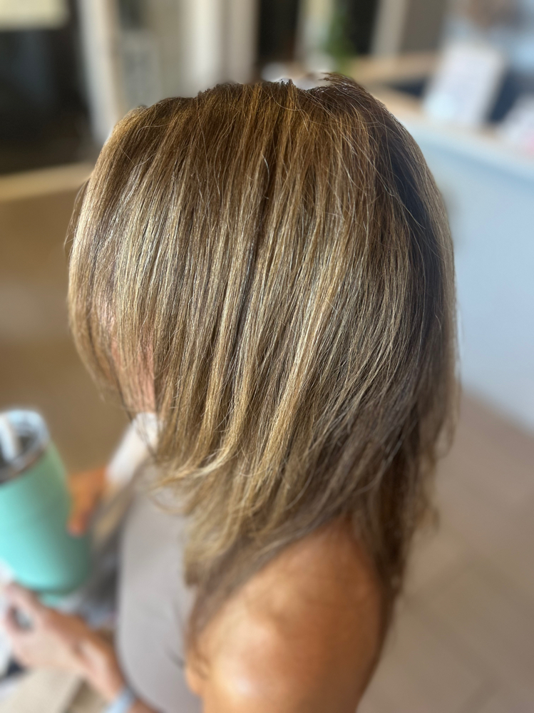 Partial HL, Retouch & Haircut
