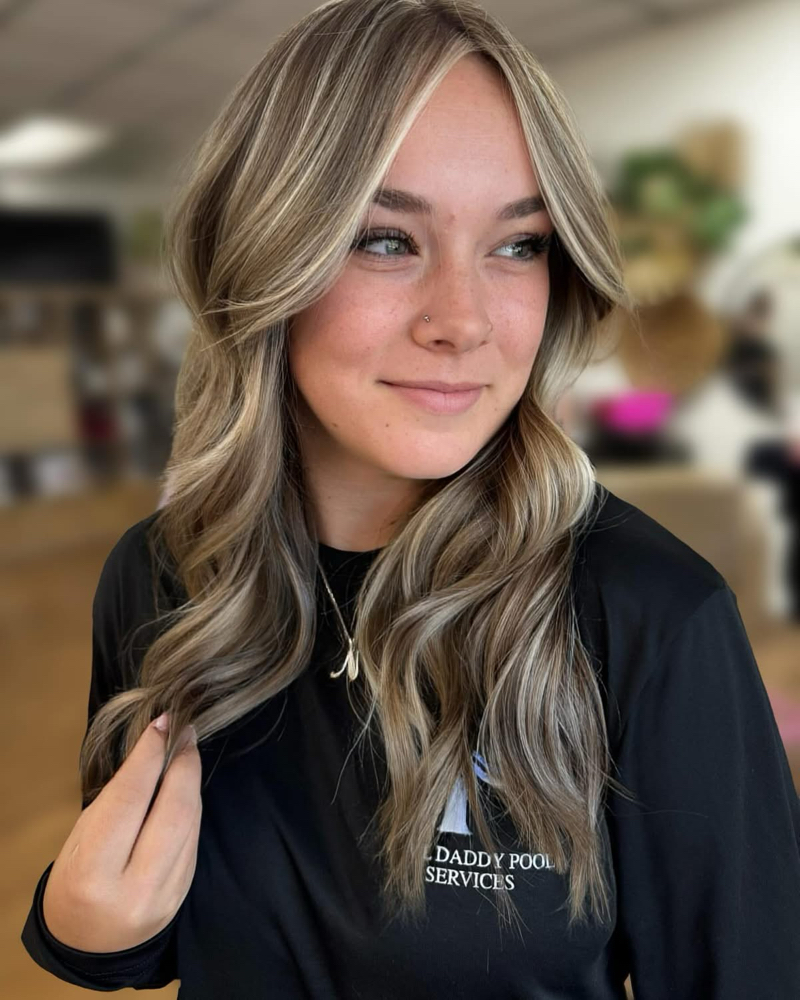 Root Tap/ Melt Half Head Highlight