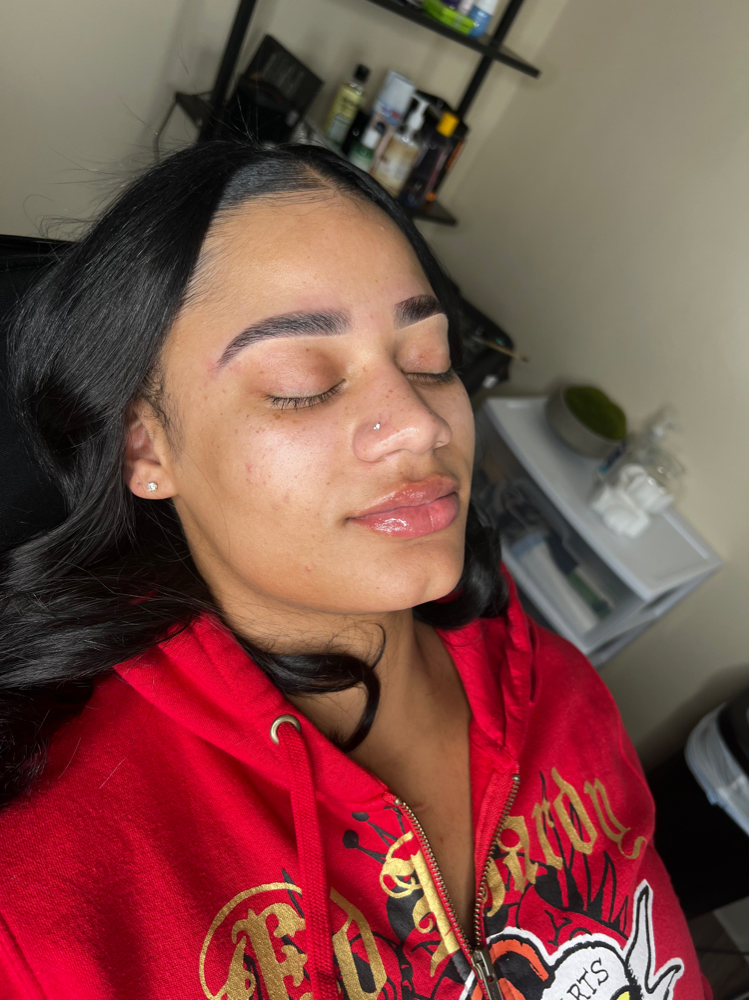 Brow Lamination, Tint, W/ Wax.