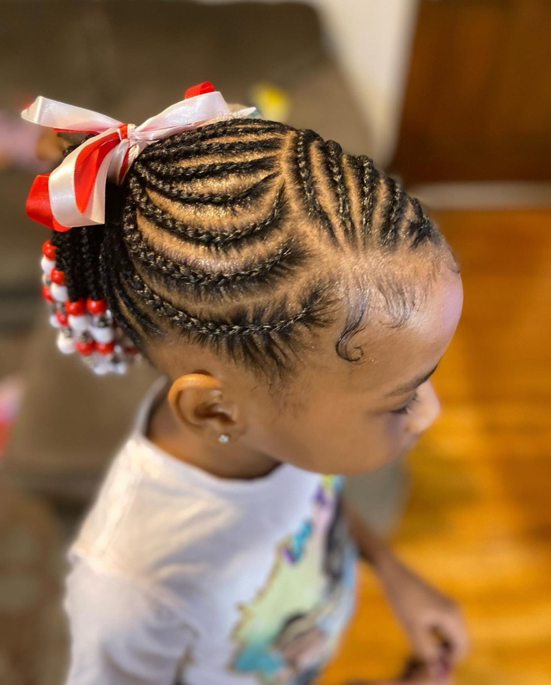 Natural Braids W/ beads ( No Weave)