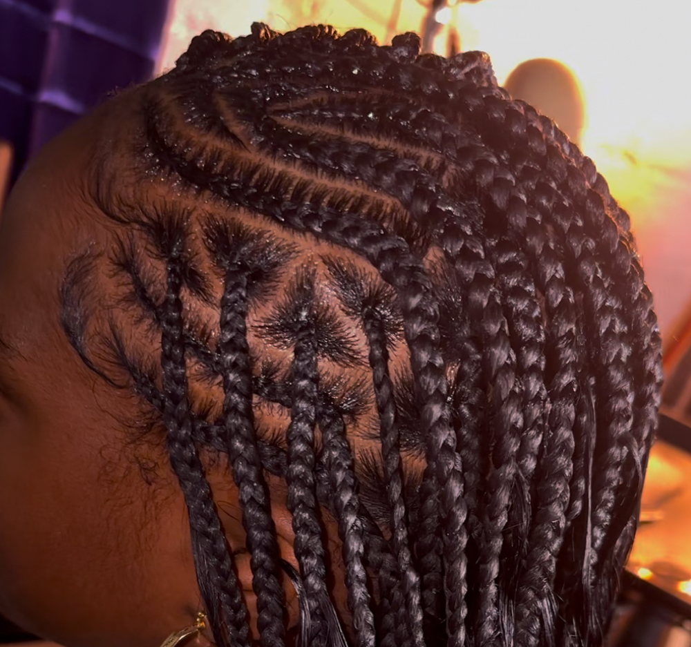 Mid Back Med Tribal W/Knotless