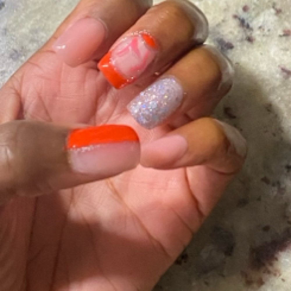 Nail Glitter Application at Jamesa Brown in Florence, SC