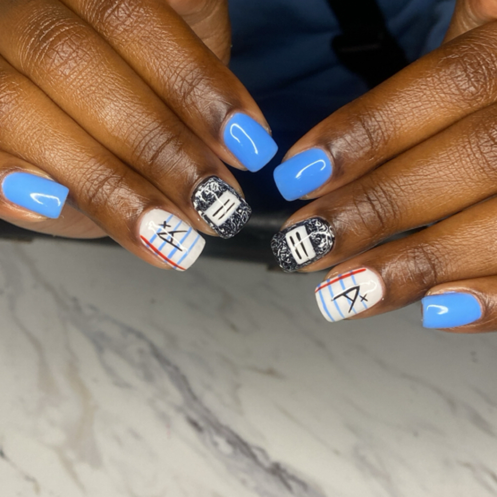 Freestyle Accent Nails at The Nail Haven in Huntersville, NC