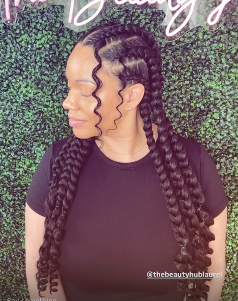 4-6 Boho Braids