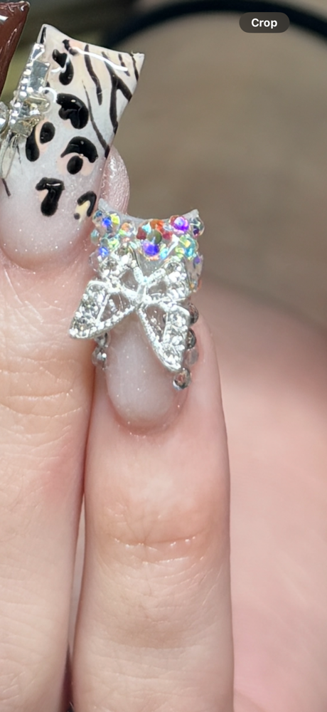 full bling nail or bling french