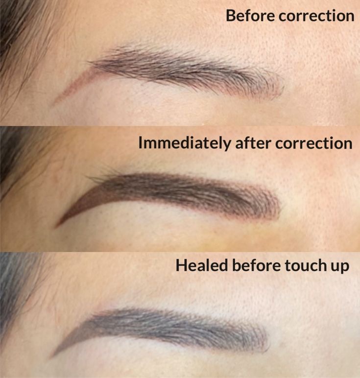 Brow Color Correction