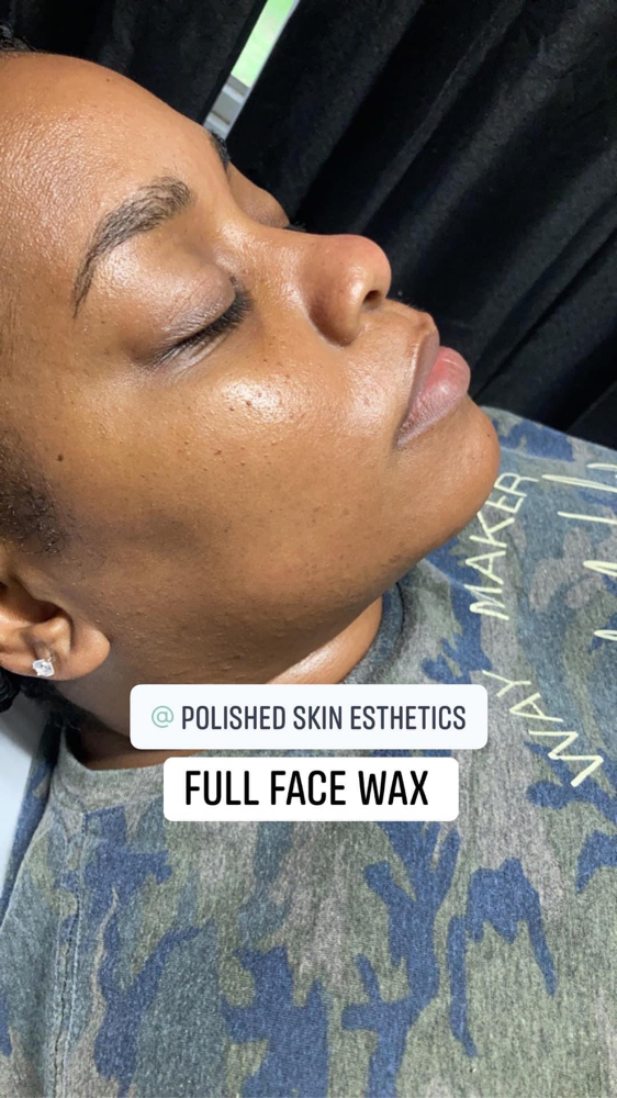 Full Face Wax + Mini Facial
