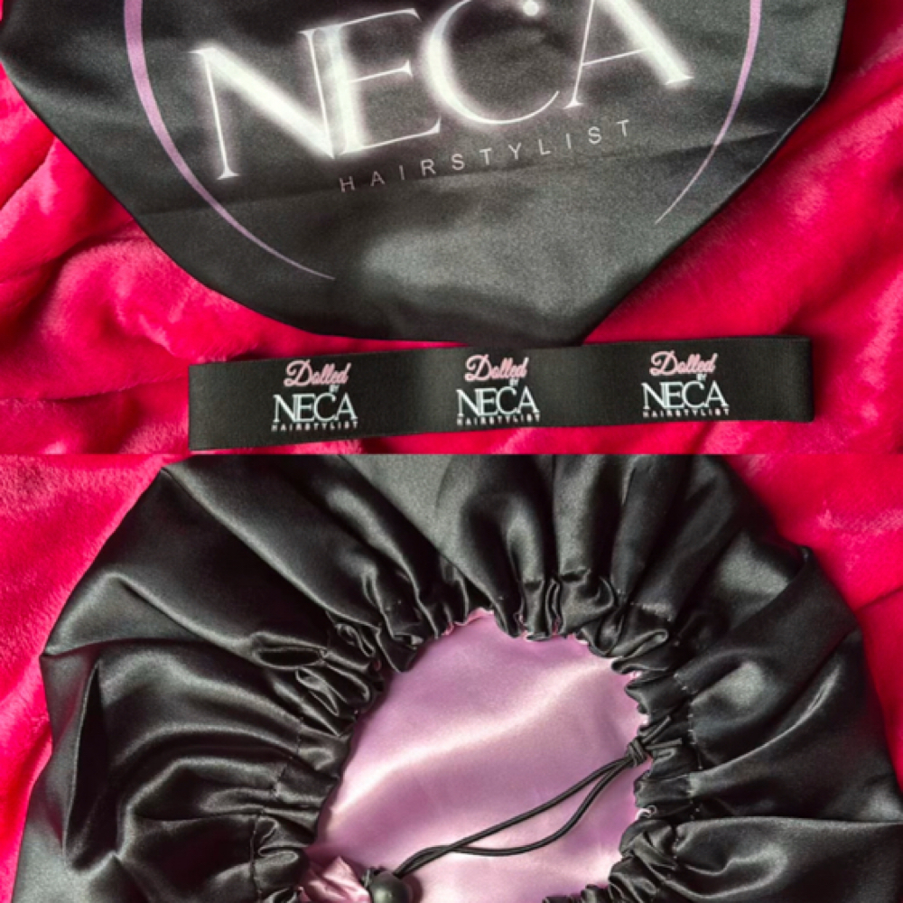Customed Bonnet And Lace Band at Dolled by Neca in Lauderdale Lakes, FL