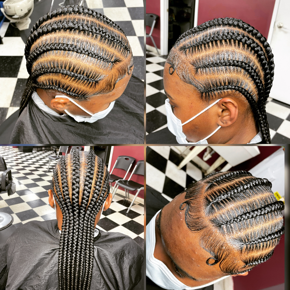 Feed-ins/Stitch Cornrow Styles