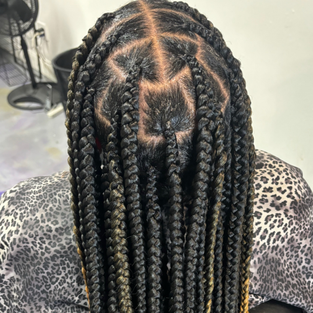 Knotless Braids at More Than Hair LLC Styled by Angii C. in DeSoto, TX
