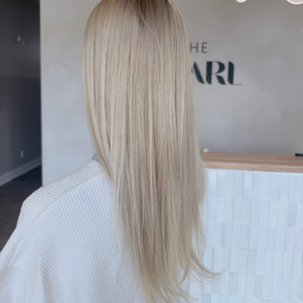 Bleach & Tone at Hair By Care in Sand Lake, MI