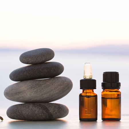 Aromatherapy hot stone massage